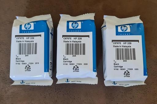  — HP339 Black Printer Ink Cartridges NEW rrp£45