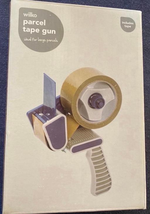  — Parcel gun + tape