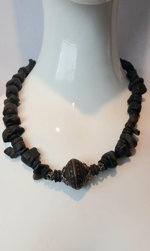  — AZUR Chunky Black Branch Coral Necklace