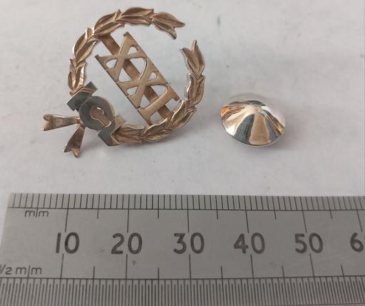  — Vintage 1954 Sterling Silver 21 Years badge