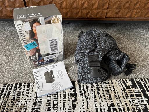  — Infantino Flip Baby Carrier - Leopard Print