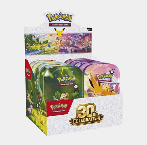  — Pokémon: 30th Celebration Tin Display Set