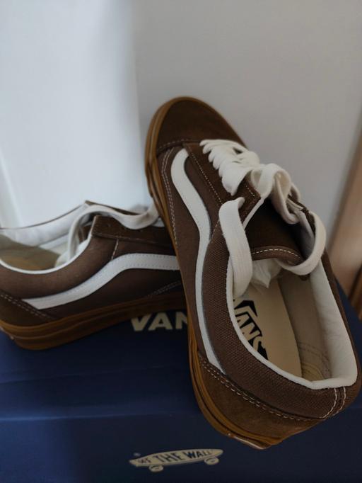  — Brown Vans Trainers Size 7.5