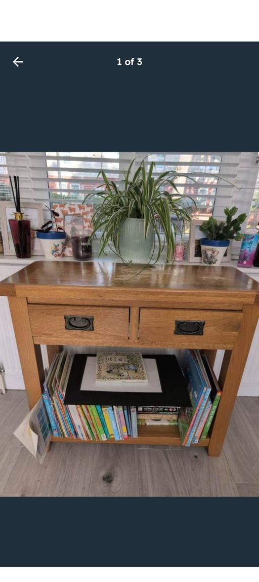  — wood side table