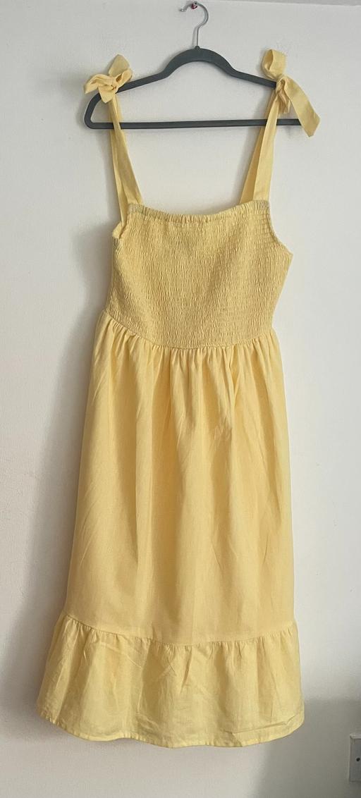  — Boohoo UK16 Yellow Dress pre-owned