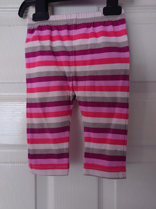  — Baby girls stripey leggings size 3-6 months