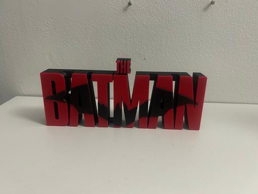  — 3D Printed Batman Display Sign