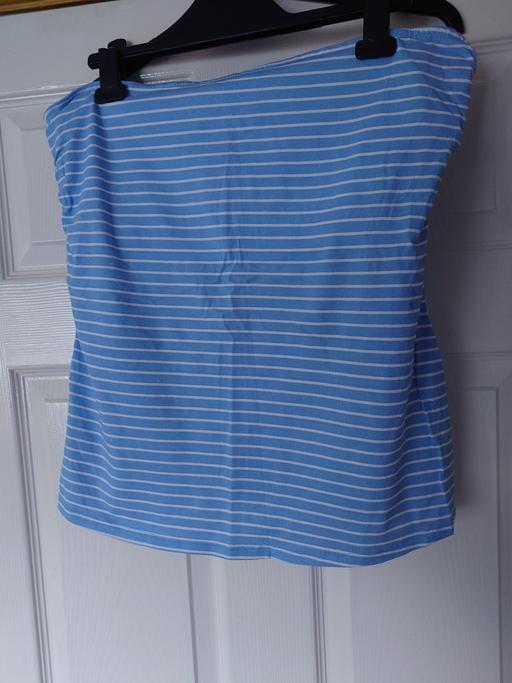  — Women's striped sleeveless top size XL