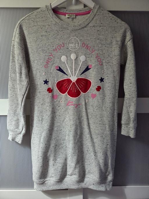  — Age 10 KENZO sweatshirt jumper dress