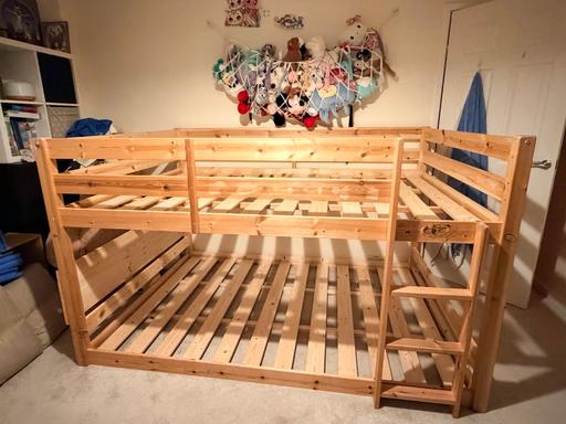  — Solid Wood Double Bunk Bed