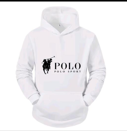  — Men's White Pullover Hoodie in size XL