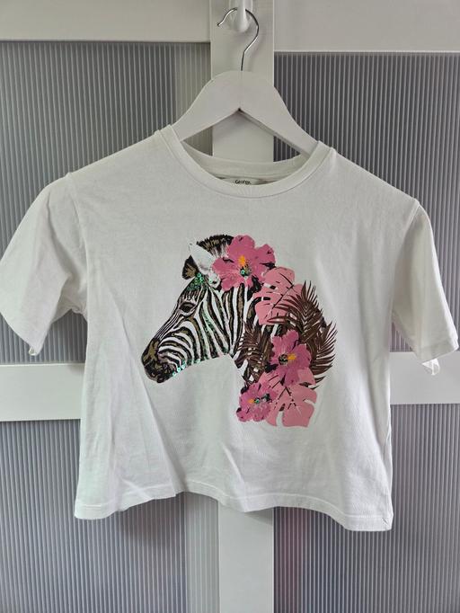  — Age 10-11 GEORGE cropped boxy tshirt