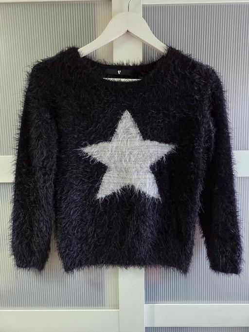  — Age 11-12 Very black fluffy jumper