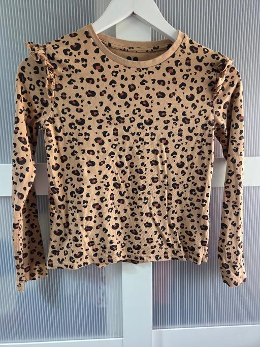  — Age 11 VERY leopard print long sleeve top