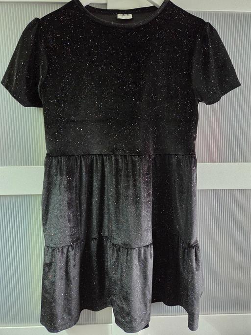  — Age 11-12 F&F black sparkly dress
