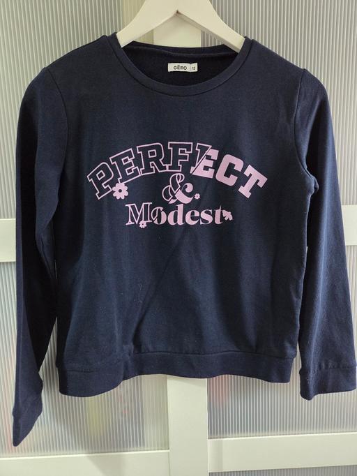  — Age 12 GEMO navy sweatshirt