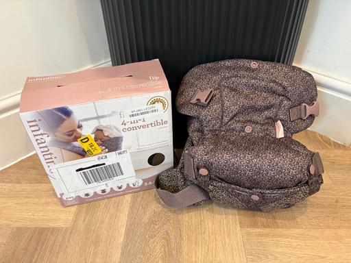  — Infantino Flip Baby Carrier Pink Leopard