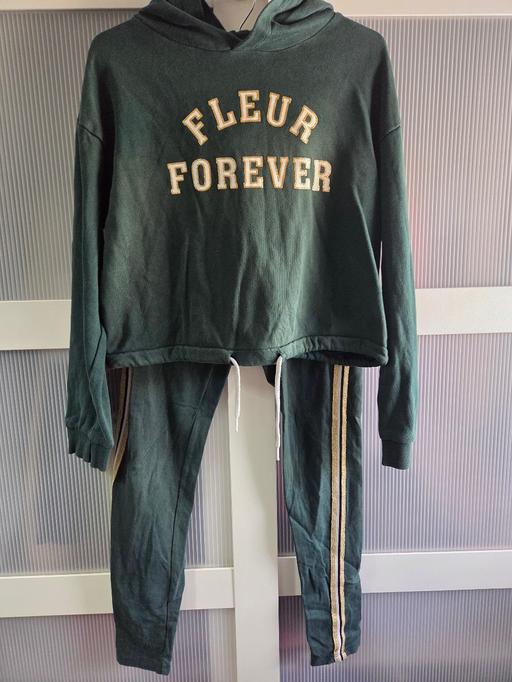  — Age 10-12 H&M green/gold co-ord