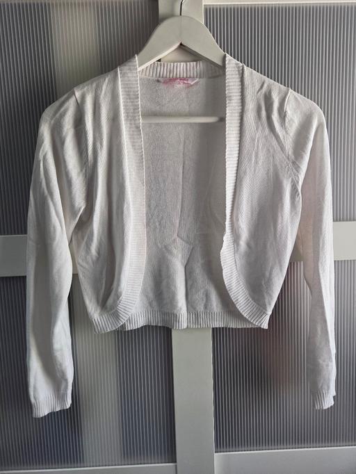  — Age 11-12 MISS EVIE white cardigan