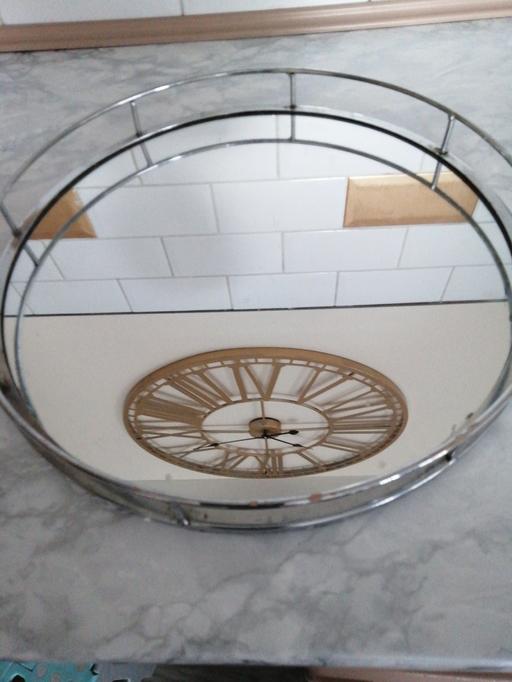  — Mirrored  Tray  few marks