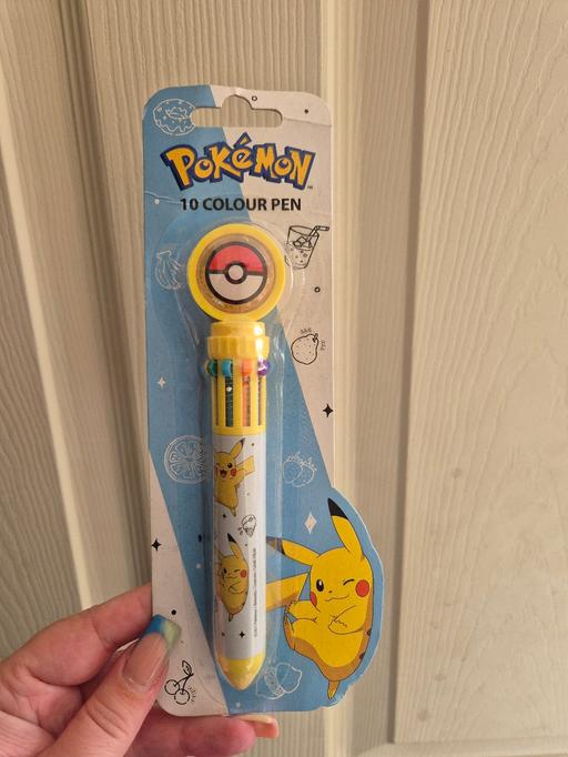  — new Pokemon Pikachu 10 Colour Pen