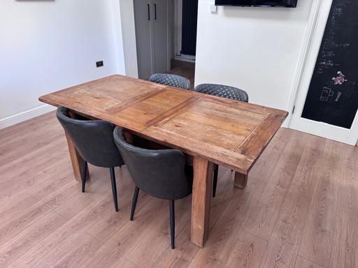  — Solid Oak Dining Table (chairs are free)