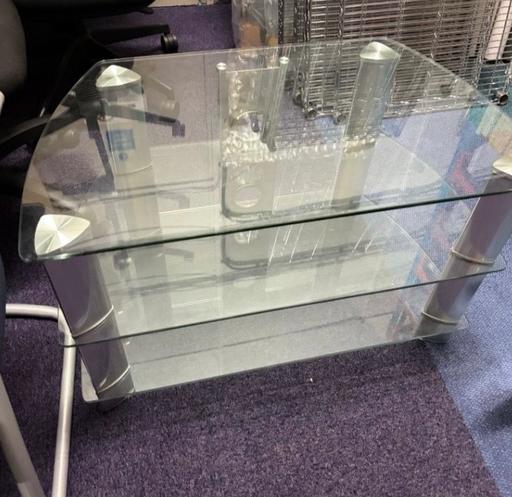  — Glass Coffee table with two shelves