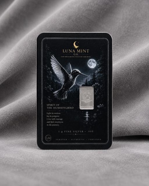  — Luna Mint Spirit of the Hummingbird 1g Silver
