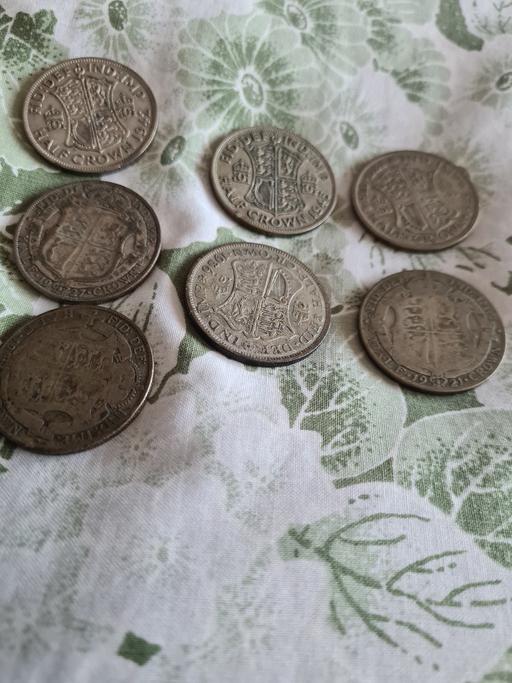  — Silver half crowns coins