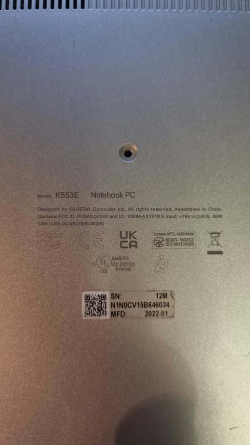  — Asus K553e Moatherboard