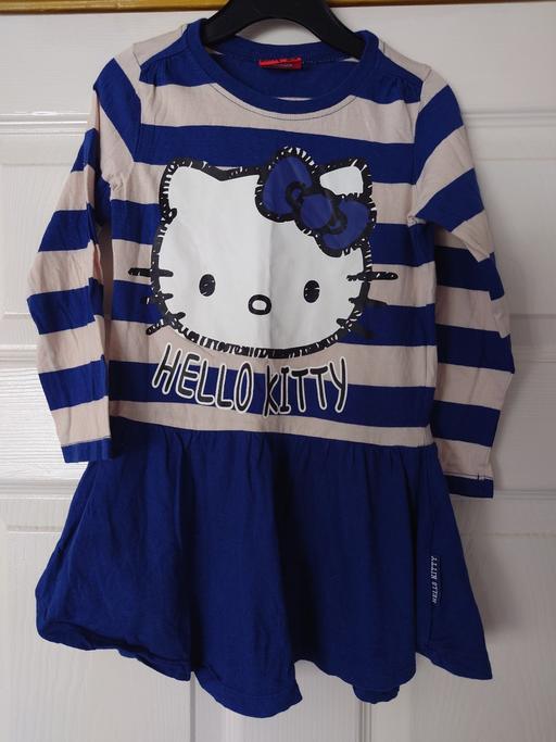 — Girls hello kitty dress size 3-4 years