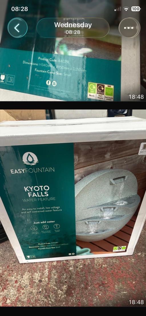  — New Kyoto falls water feature with led lights