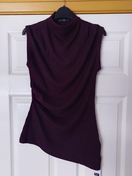  — Women's brown sleeveless top size 10