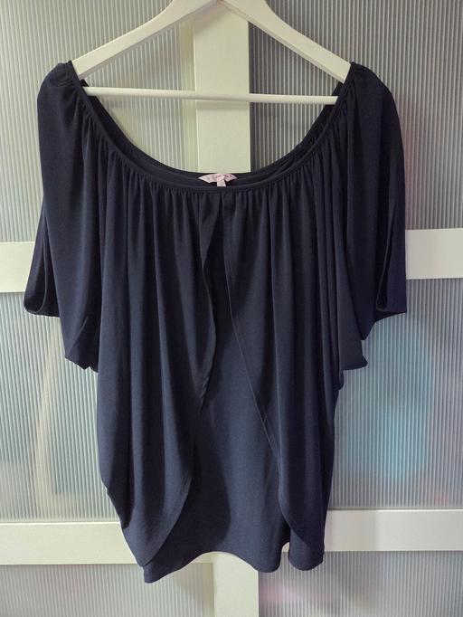  — Size 12 M&S PER UNA navy top