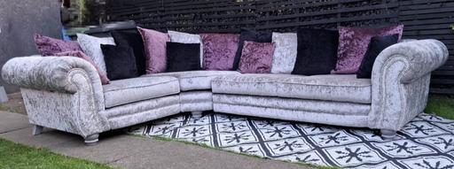  — ScS Velvet Corner Sofa..