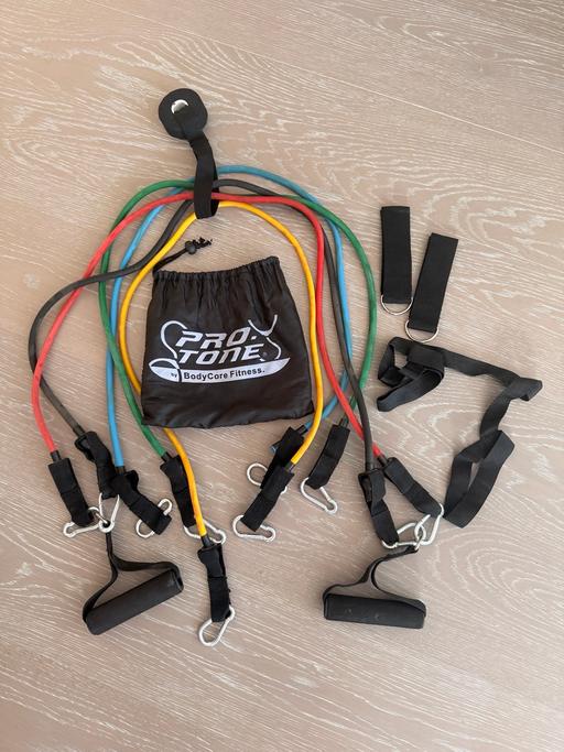  — Resistance Band Set with handles, door anchor