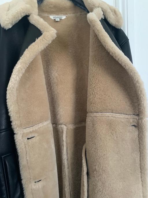  — Long leather like coat