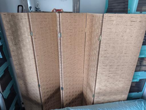  — 6 Panel Room Divider Privacy Screen
