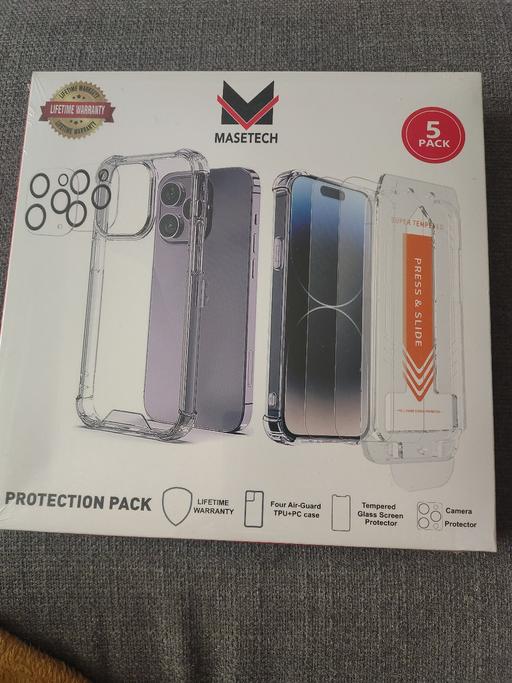  — MASETECH 5-in-1 Protection Pack for iPhone 15