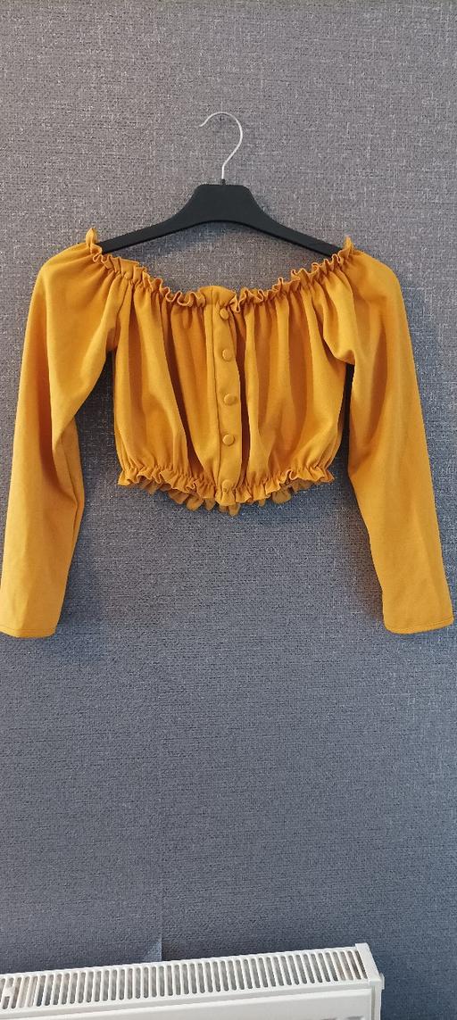  — long sleeve cropped top