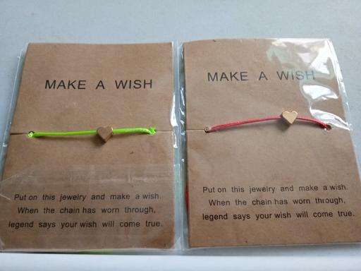  — 2 brand new MAKE A WISH BRACELETS