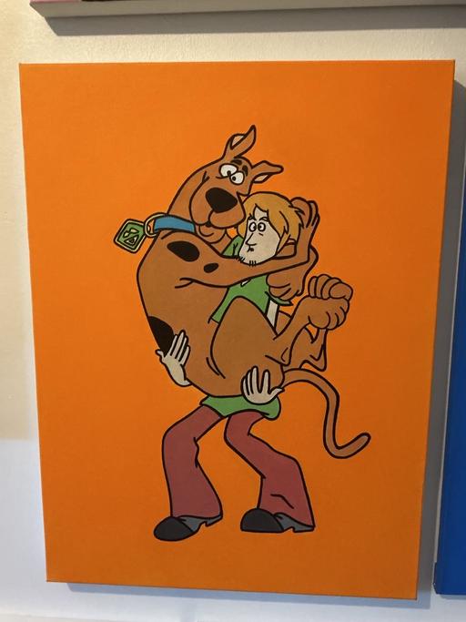  — Scooby doo oil painting