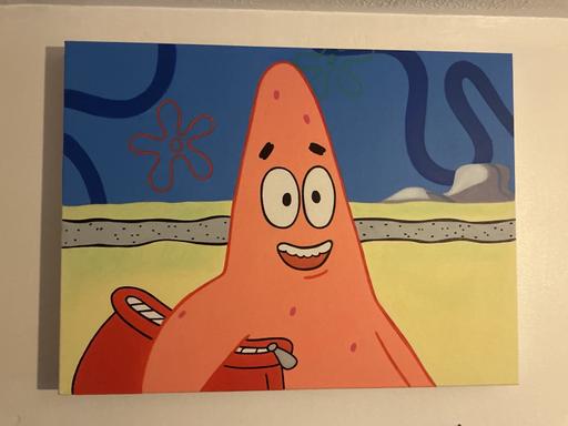  — Patrick Star oil painting