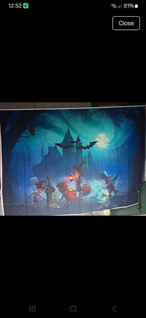  — Halloween backdrop 7x5ft. New