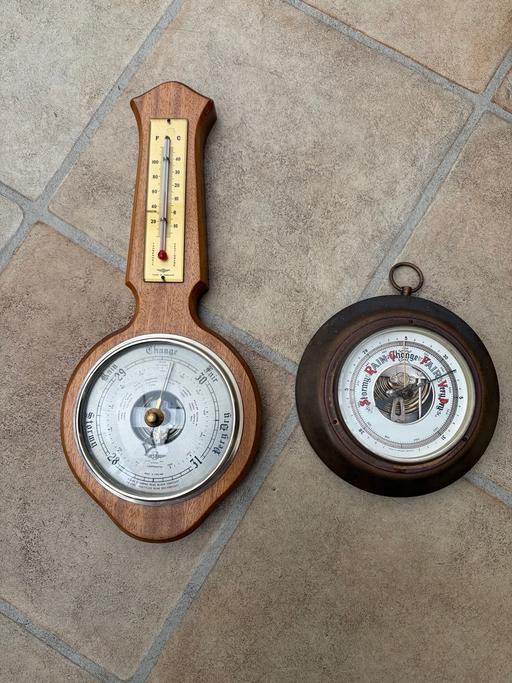  — Barometers