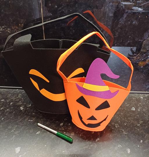  — 2 trick or treat bags. new