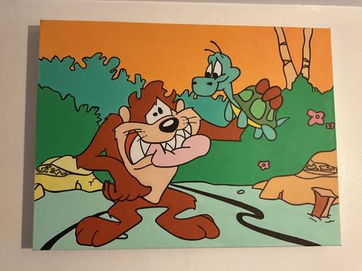  — Tax Mania oil painting