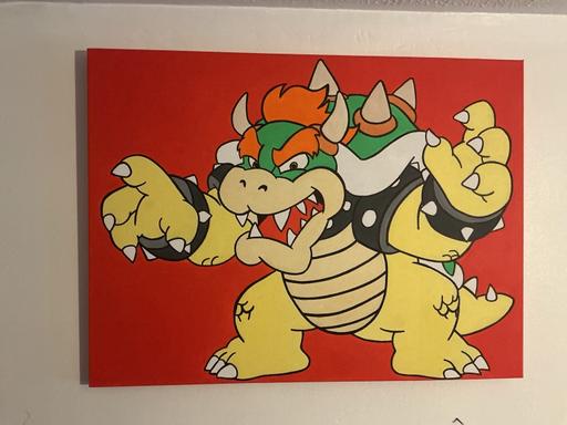  — Bowser oil painting