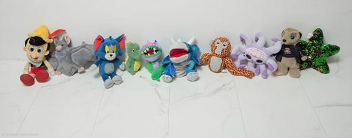  — Mixed Toy Lot of 10 Plushies & Puppets