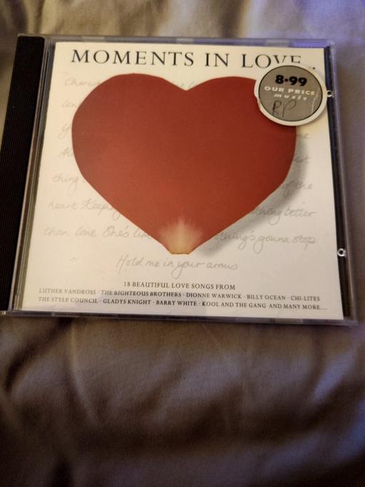  — Moments in love CD
